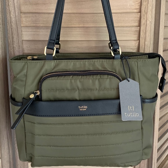 Tutilo Handbags - Tutilo  Verdana Collection Commuter Laptop Tote